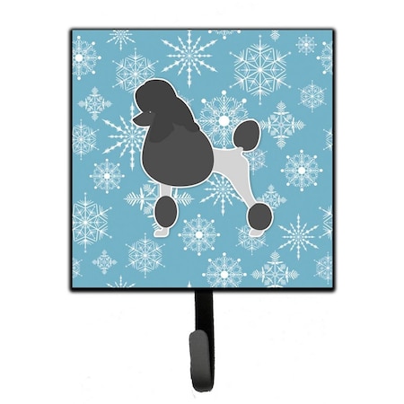 Carolines Treasures Winter Snowflake Poodle Leash or Key Holder BB3539SH4
